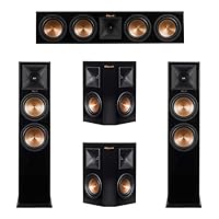 Klipsch 5.0 System with 2 RP-280F Tower Speakers, 1 RP-450C Center Speaker, 2 RP-240S