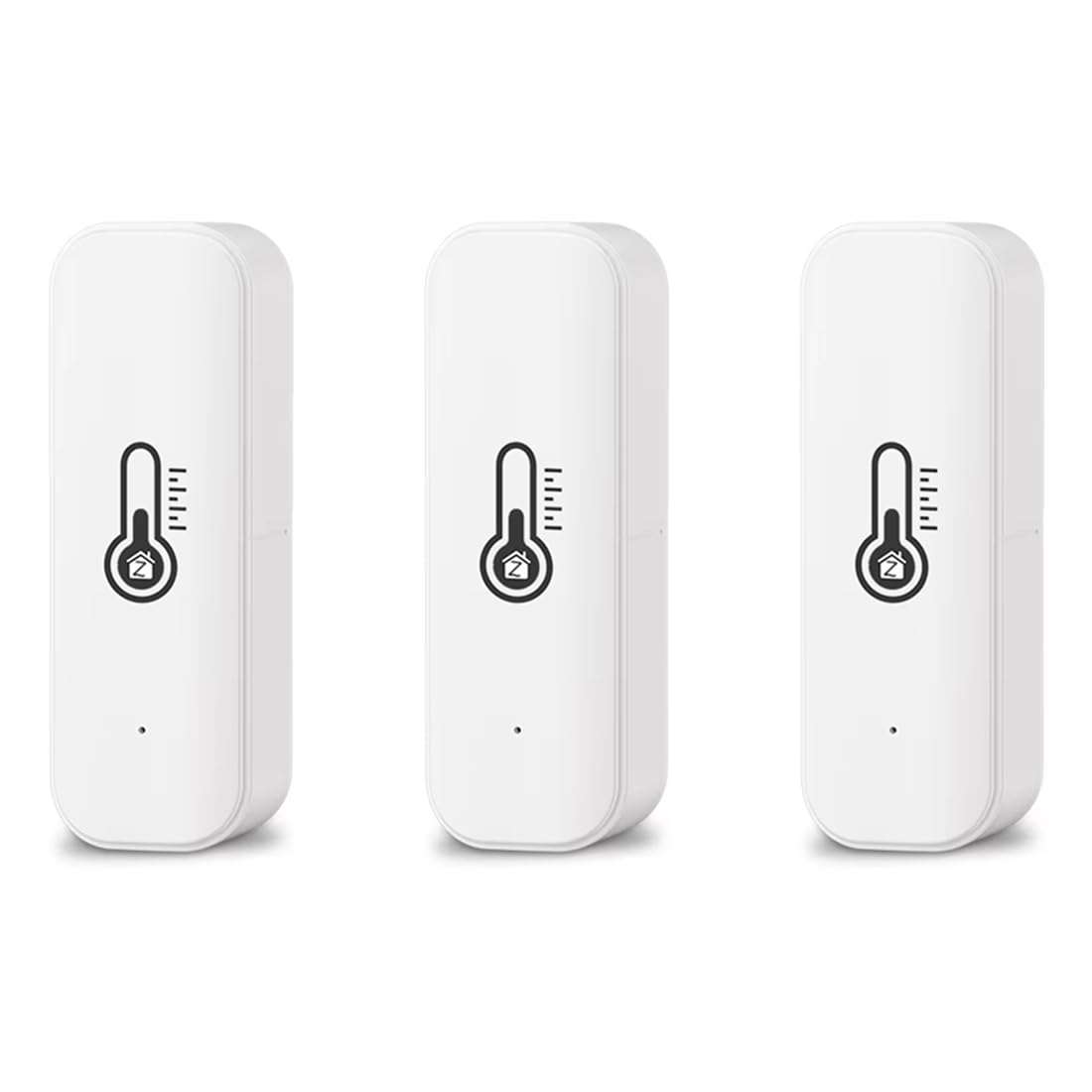 Aundhegrtt As Shown Temperature Humidity Sensor Rightsitu Zth02 3Pc Tuya Zigbee 3.0 Works With Yandex