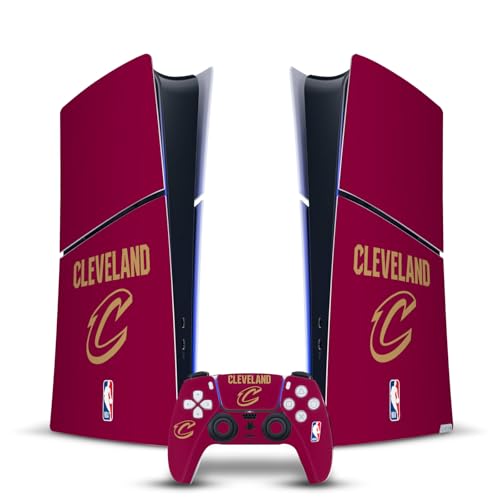 Autocollant vinyle Cleveland Cavaliers pour console PS5 Slim Digital Edition et manette DualSense