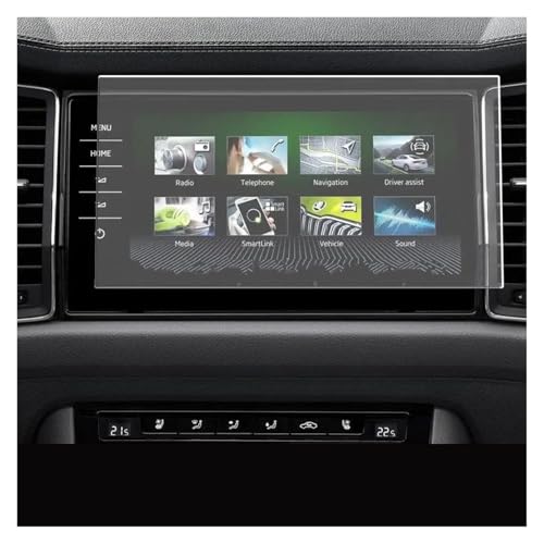 Film protecteur d'écran anti-rayures Skoda Kodiaq 2021 pour préserver les écrans GPS d'origine