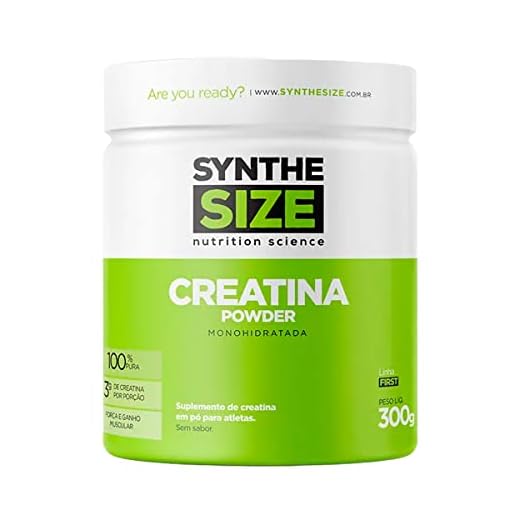 Creatina Monohidratada - 300g Sem Sabor - Synthesize