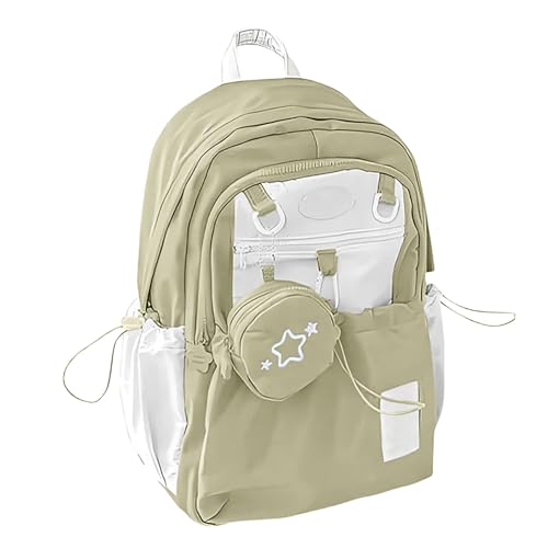 Sac à dos robuste et léger avec cordon de serrage pour cours et lycée