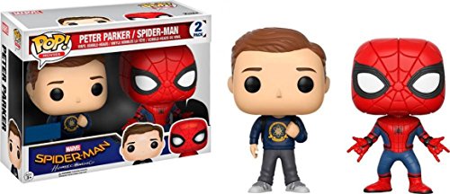 Funko POP Marvel Spider-Man Homecoming Peter Parker & Spider-Man Exclusive