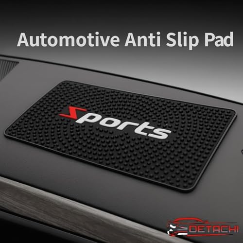 Image of SARTE Car Dashboard Mat, Antiskid Big Size Bubble Design, Silicone Anti-Slip Rubber Pad, Universal Non Slip Car Dashboard Sticky Adhesive Mat for Phones Sunglasses Keys