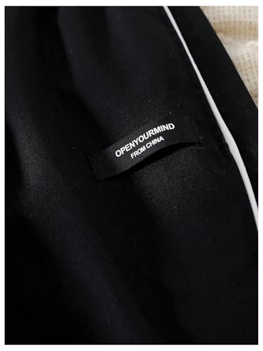 GORGLITTER Boy's Cargo Pants Joggers Star Graphic Print Baggy Pant Drawstring Waist Straight Leg Pants4