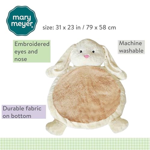 Image of Mary Meyer Bestever Baby Mat, Cream Bunny