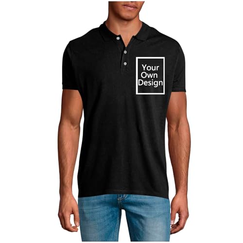 Custom Polo Shirt for Men Design Your Own Logo Personalized Shirts - image 5