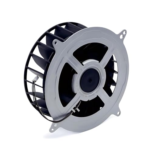 PS5 Internal Cooling Fan Internal CPU Cooling Fan Replacement for PlayStation 5 PS5 23 Blades Fan12V 2.15A Silence Cooler(with 6CM Cable & T8 Screwdriver)