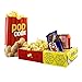 SNAPPY Movie Night Supplies 18 Pcs - Popcorn Theater Bags (12ct) & Maze Craze Popcorn Trays (6ct) - Home Theater Snack Boxes Family Movie Snack Tray