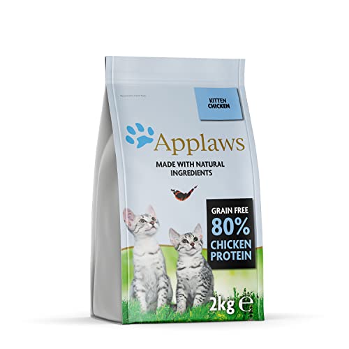 Applaws Kitten Trockenfutter mit Huhn, komplett und getreidefrei für junge Katzen im Alter von 1-14 Monaten (1 x 2 kg Packung) Cover