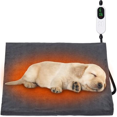 Papettly Adjustable Temperature Pet Heating Pad Cover