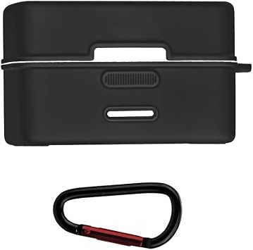 Protective Case Cover Compatible for DJI MIC Mini, Wireless Microphone Storage Carrying Case Protective Mic Dust Skin Shell Pouch Box Microphone Silicone Holder Organizer Black