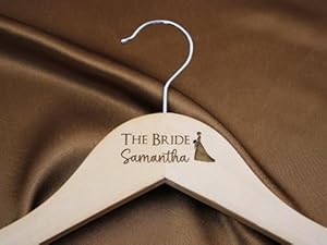 Tailored Touch Brautkleid Holz-Kleiderbügel mit Gravur