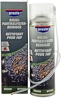 presto Dieselpartikelfilter-Reiniger, 400ml, Reinigungsspray für DPF, entfernt Ruß & Ablagerungen, einfache Anwendung ohne Ausbau, professionelle Reinigung, Motorschutz, lösemittelfrei