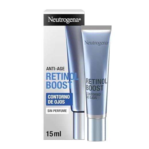 Neutrogena Retinol Boost Contorno de ojos (15 ml), crema antiedad con retinol para el contorno de los ojos, crema anti ojeras y bolsas, para una piel visiblemente más joven