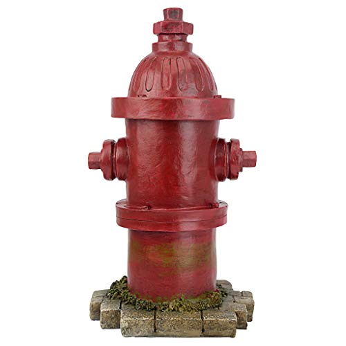 Design Toscano QL5468 Dog's Second Best Friend Fire Hydrant Statue, 35.5 cm*18.0 cm*8.0 cm