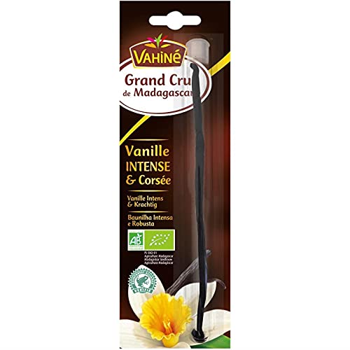 Vahiné Vanilla Grand Cru de Madagascar 3G – Intensifica tus creaciones de confitería con el exquisito aroma de vainilla de alta calidad – Opción ideal para resaltar – Lote de 3