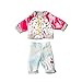 Uteruik Vêtement de poupée pour poupée américaine de 46 cm – Veste à fermeture éclair manteau, pantalon, accessoire de tenue
