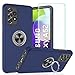 Produktbild Unzerstörbar für Samsung Galaxy A52 5G&4G/A52S 5G Hülle, [Eingebetteter Ständer] [PC+TPU Militärgrad Schutzhülle] Starke Stoßfestigkeit Handyhülle Samsung A52 Kratzfeste Hülle für Samsung A52 Blau