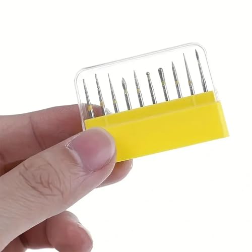 Kit de 10 fresas diamantadas para pulido FG 1.6mm miniatura 6