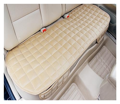Housse de siège de voiture beige protection arrière universelle quatre saisons