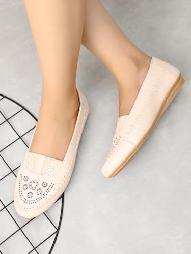 Image of XE Looks Women's Flat Slippers | Stylish Cross-Strap Design in Suede Finish | Comfortable Cushioned Footbed | Slip-On Lightweight Flats Slippers For Girls & Women