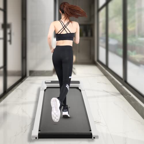 HarBin-Star Loopband voor thuis, walk walkpad, loopband met led, 1-6 km/u snelheid met afstandsbediening en lcd-display, flexibele onderdesk bureautreadmill voor thuis en op kantoor - Afbeelding 5