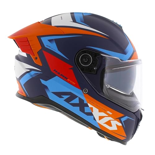 Casque intégral Axxis Hawk SV Evo protégeant des reflets du soleil