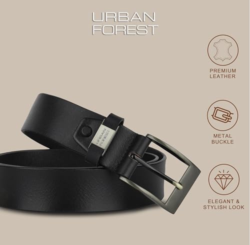 Image of URBAN FOREST Axel Leather Belt for Men