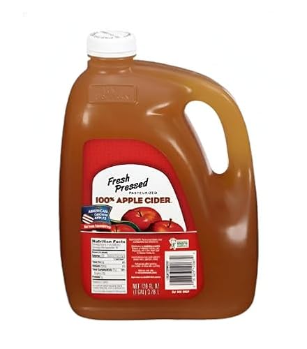 Fresh Pressed 100% Apple Cider, Natural Cold-Filtered Juice Drink, 128