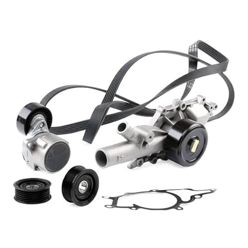 HEPU Pompa acqua + Kit cinghia Poly V PK15310