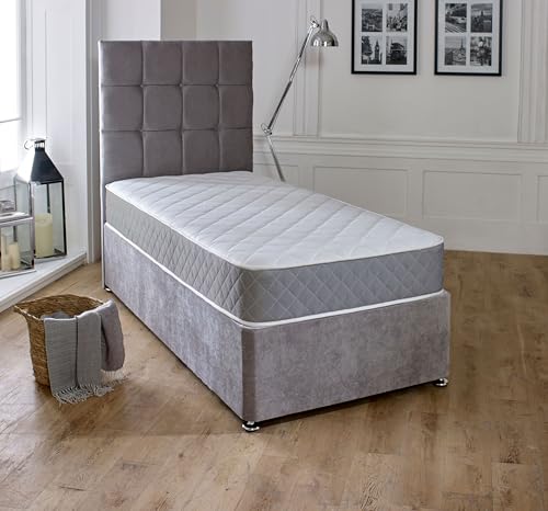 Cooltouch Diamond Essential Grey Single Mattress - 90x190cm - Image 5