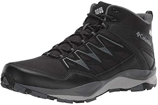 Columbia Men's WAYFINDER MID Outdry Hiking Shoe, Black, steam, 7 Regular US