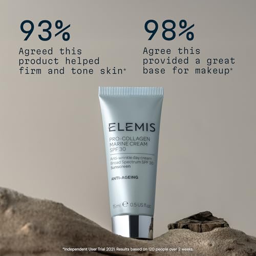 Image of ELEMIS Pro-Collagen Marine Cream SPF 30, Lightweight Anti-Wrinkle Daily Facial Moisturizer