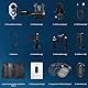 Baobylon Mini Action Cam WiFi,4K Unterwasserkamera Wasserdicht bis 30M,Freihand-POVs,Überall Anbringbar,360° Helmkamera Motorrad Fahrrad Bodycam Körperkamera,Mini Kamera,Multifunctional Accessories