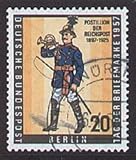 Gestempelt Goldhahn Berlin Nr. 176 gestempelt Tag der Briefmarke 1957 Briefmarken für Sammler