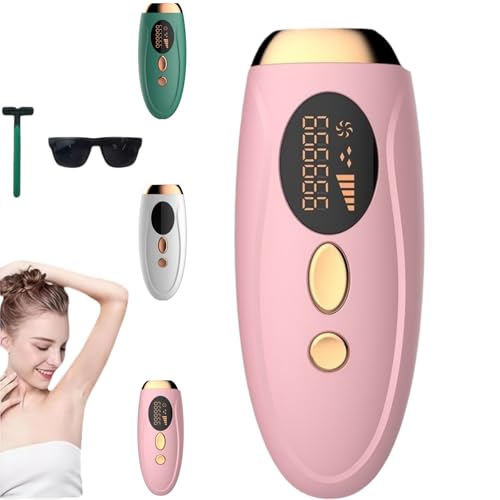 shine ipl 2.0 - premium hair removal bundle Haarentfernungsgerät IPL Geräte Haarentfernung Schmerzfreie Haarentfernungsgerät für Damen/Herren Gesich Bikini Körper Beine Achseln (rosa)