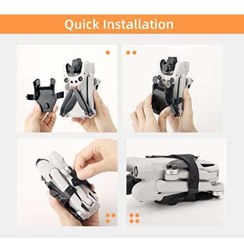 Taoke compatible with Propeller Blade Holder Accessories Mavic Mini 3 Pro, Propellers Holder Strap-Black, Balck - Image 4