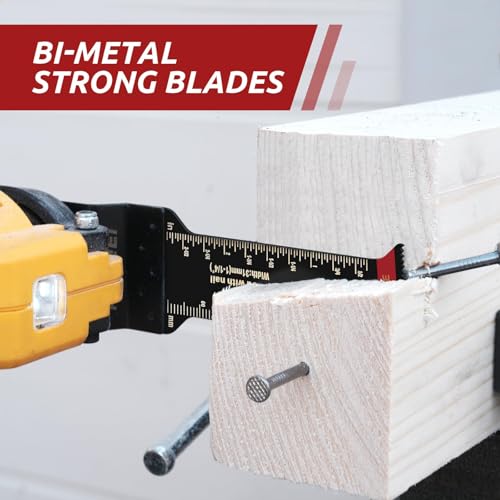 AMZWEI 30-Piece Bi-Metal Oscillating Blade Set
