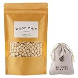 森林生活 ウッドチップ(WOOD CHIP) ひのき【サシェ袋1枚付】200ml アロマ インテリア 除湿 ガーデニングなどに (ひのき)
