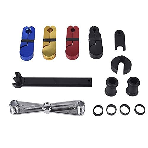 Aain 14pcs Master Quick Disconnect Tool Kit for Automotive AC Fuel Line and Transmission Oil Cooler Line, Includes Scissor Type Remover, Compatible with Most Ford Chevy GM Models