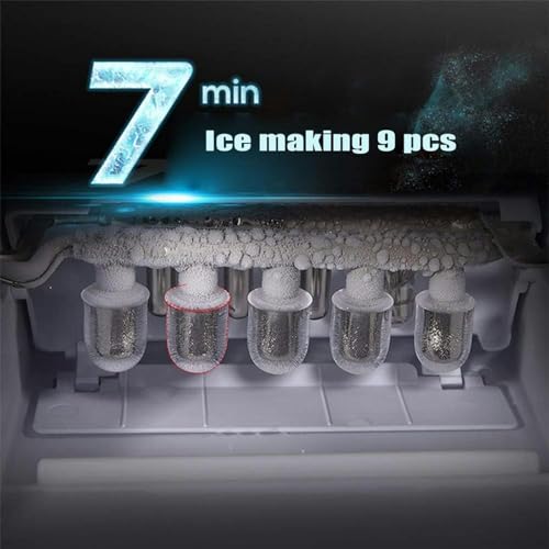 Máquina portátil de hielo para encimera 14x12x13.4 in miniatura 2