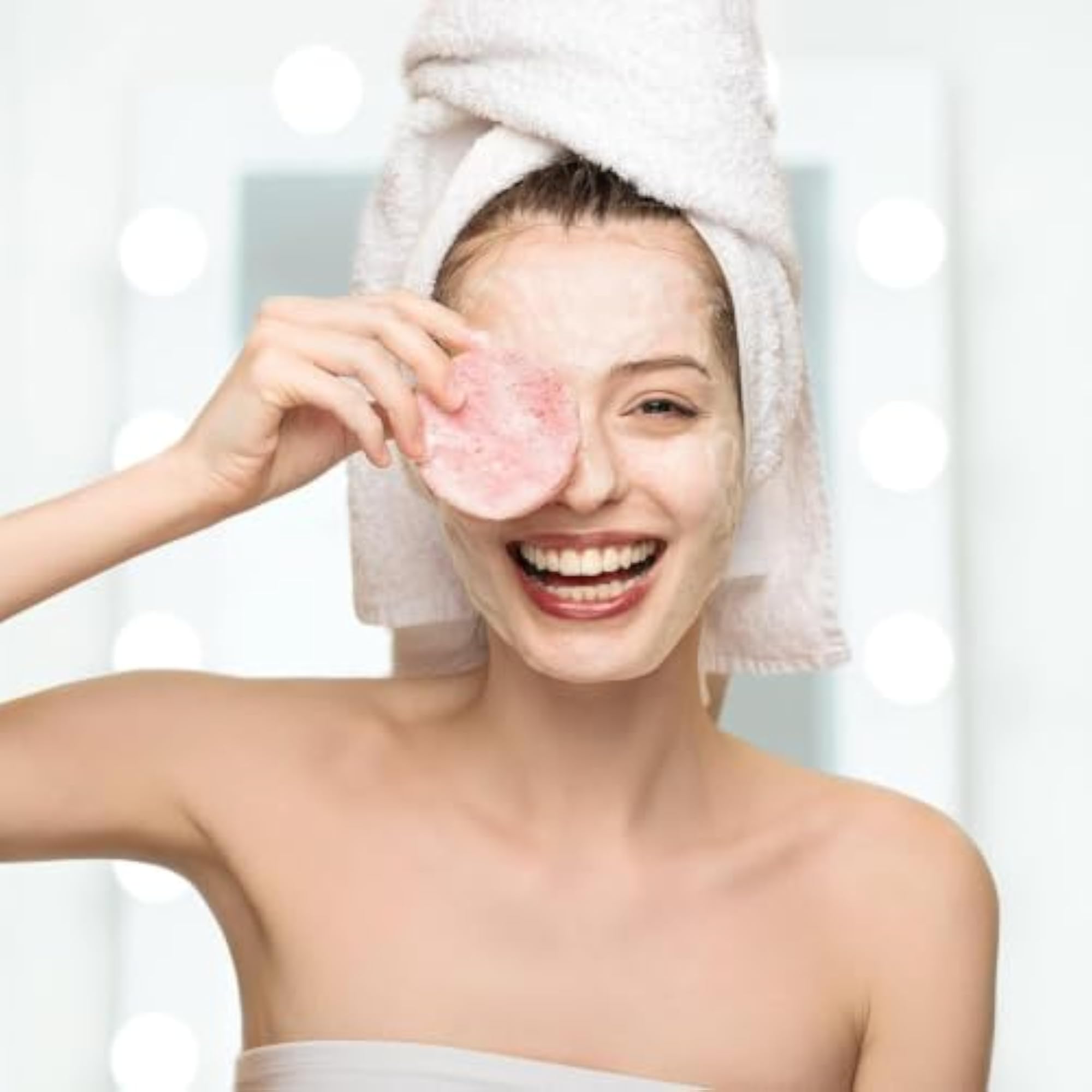 Compressed Facial Cleansing Sponge for Face Wash & Makeup Removal