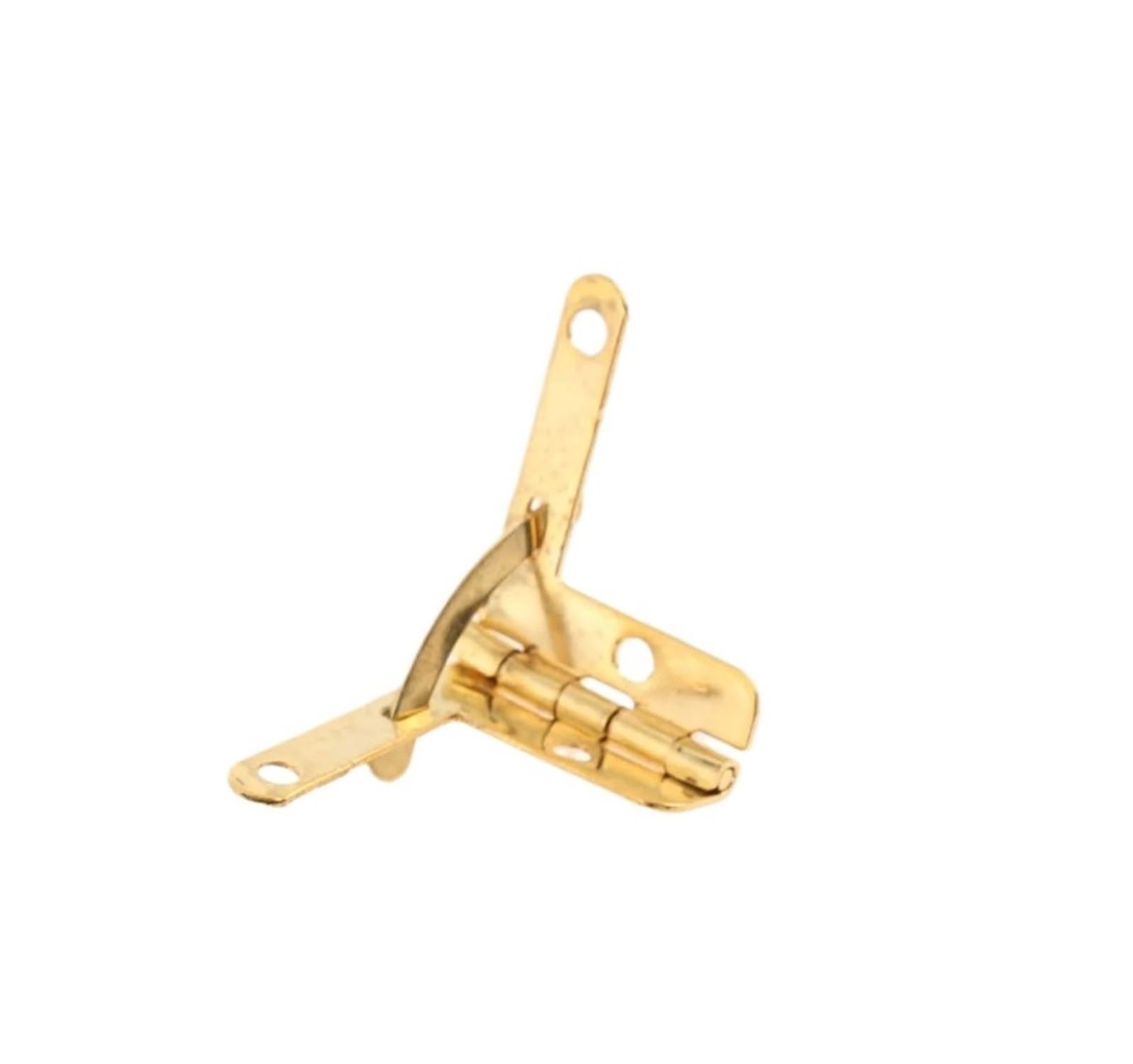 Charnière à ressort pour couvercle qui retombe - Solution 90° bronze pour boîte en bois