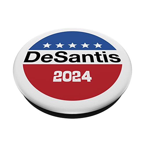 Ron DeSantis for USA Republican President 2024 PopSockets Swappable PopGrip, Black - Image 2