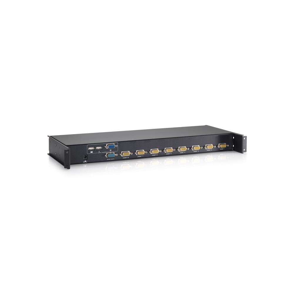 LevelOne KCM-0832 tastiera, video e mouse (KVM) Switch Montaggio rack Nero