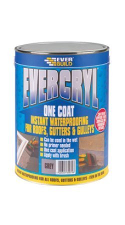 Evercryl One Coat Black 5kg by Everbuild