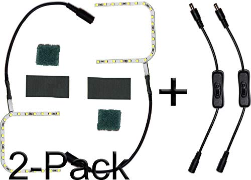 KMS Squared UFO 550 Reloading Press Light for Dillon 450 or 550 (Expansion 2-Pack + 2 Switches)