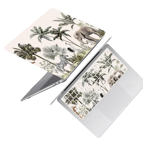 HLAAJJX Custodia Cover per MacBook Pro 13 Pollici M2 M1 2025 2024 2023 2022-2016 A2338 A2289 A2251 A2159 A1989 A1706 A1708 con/senza Touch Bar,Hard Case & Tastiera Cover,Elefante