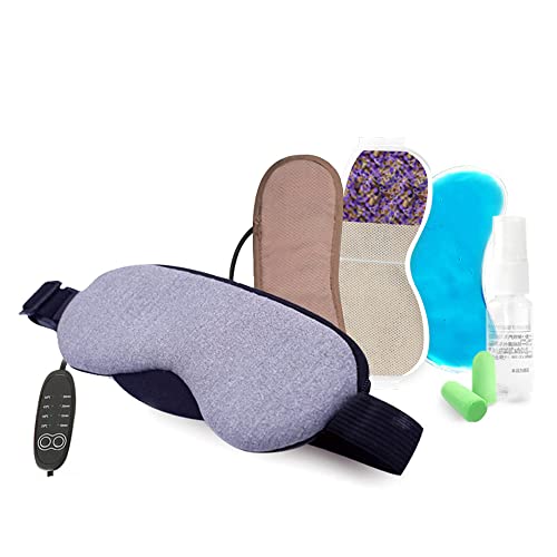 Máscara de olhos aquecida USB Vapor elétrico Venda quente para olhos com bolsa de gelo Bolsa de erva